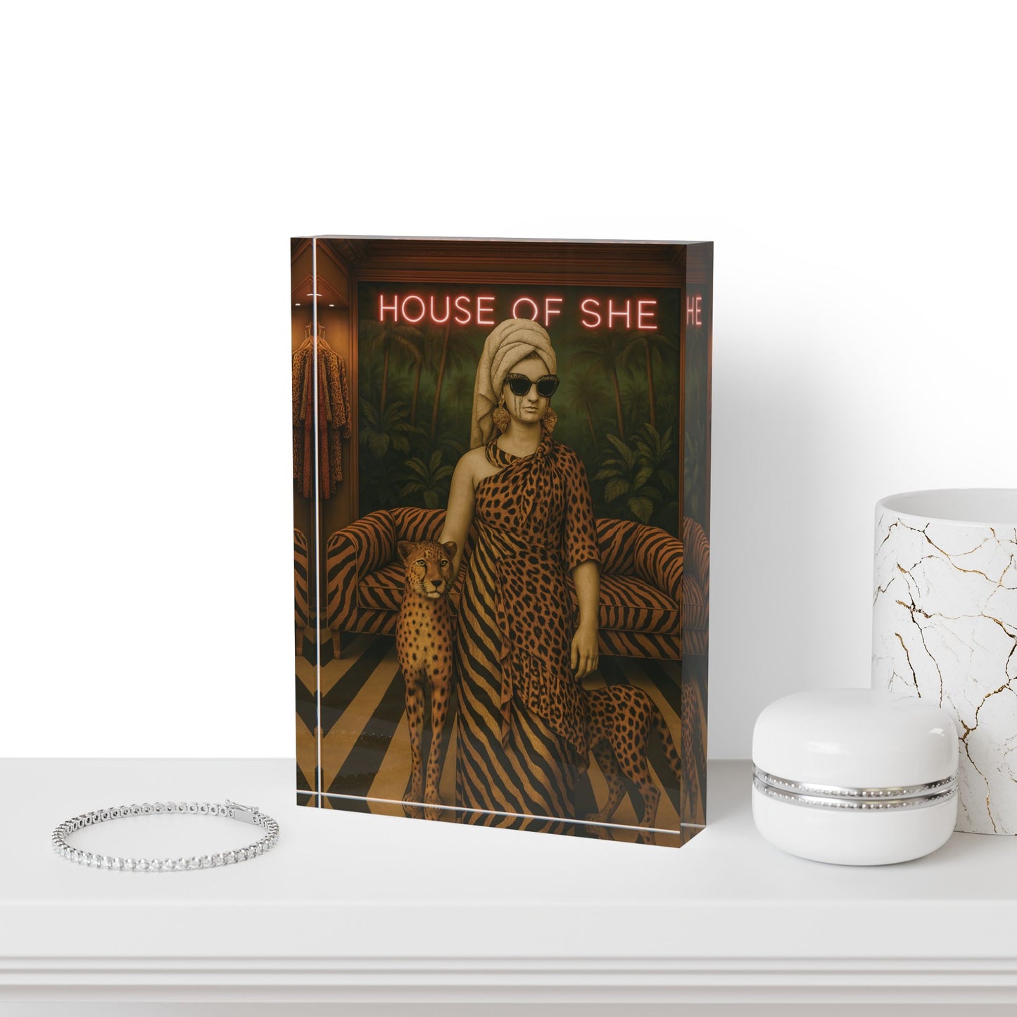 Modern Photo Block - 'House of She' Chic Decor