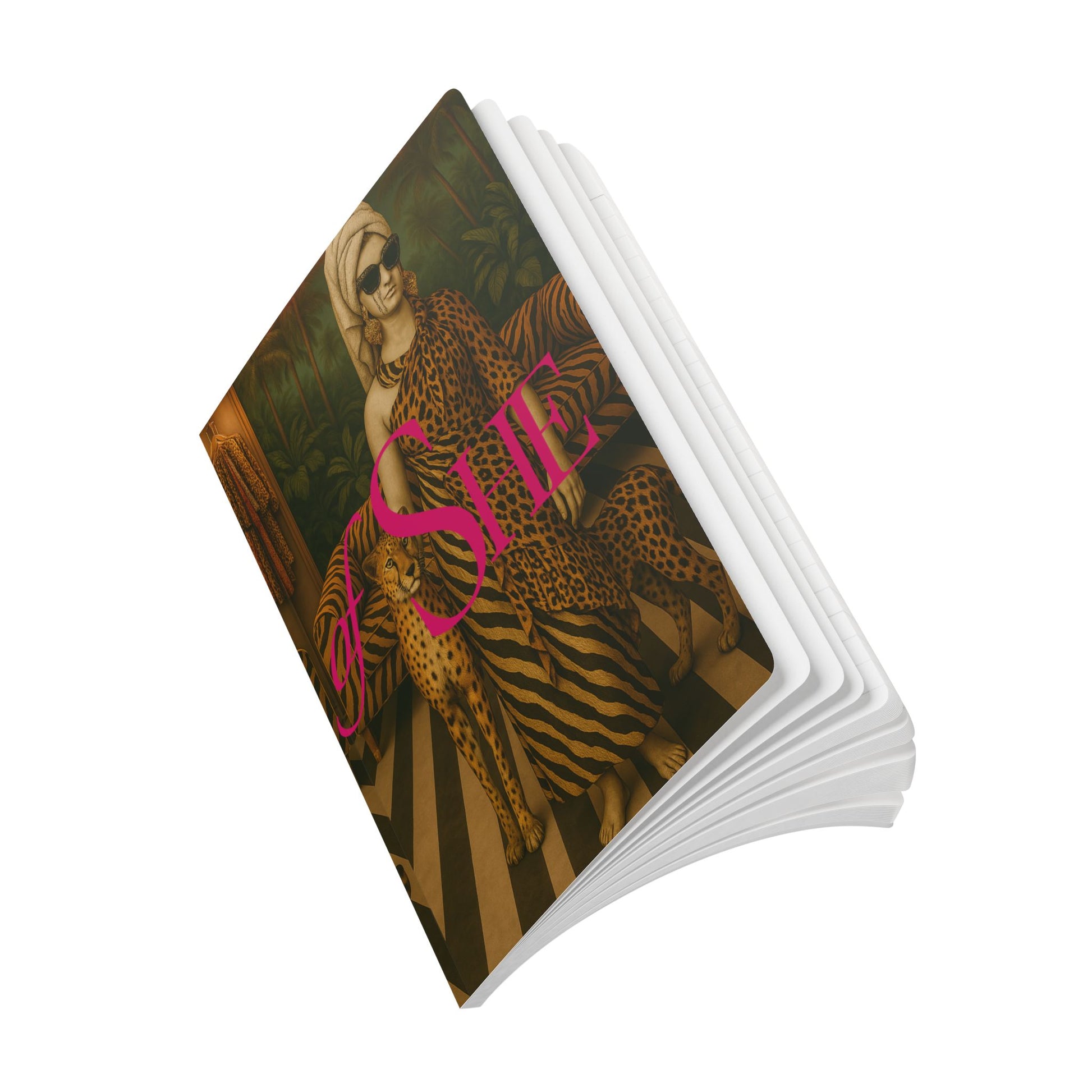 Chic Softcover Journal - 'of SHE HOUSE' Design with Inside Prints - HOUSE OF SHE