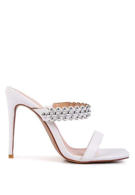 Bandy High Heel Metal Ball Heels  HOUSE OF SHE