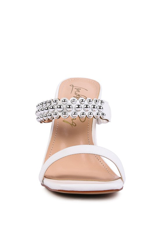 Bandy High Heel Metal Ball Heels  HOUSE OF SHE