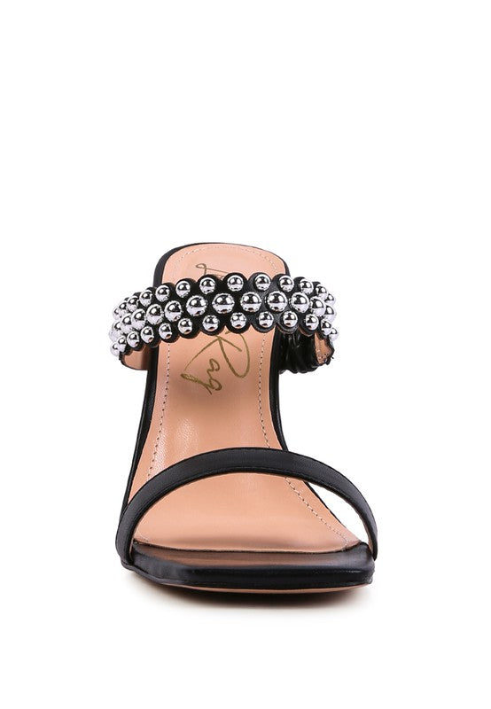 Bandy High Heel Metal Ball Heels  HOUSE OF SHE
