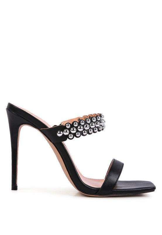 Bandy High Heel Metal Ball Heels  HOUSE OF SHE