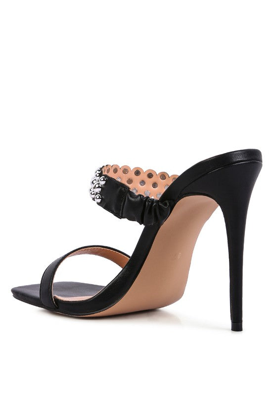 Bandy High Heel Metal Ball Heels  HOUSE OF SHE