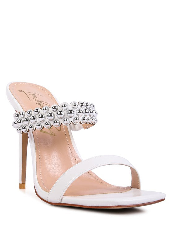 Bandy High Heel Metal Ball Heels  HOUSE OF SHE