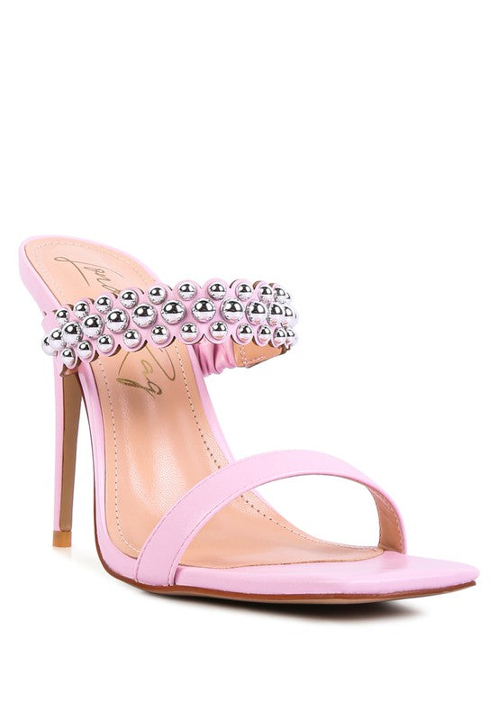 Bandy High Heel Metal Ball Heels  HOUSE OF SHE