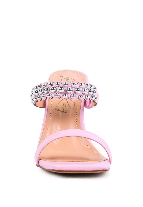 Bandy High Heel Metal Ball Heels  HOUSE OF SHE