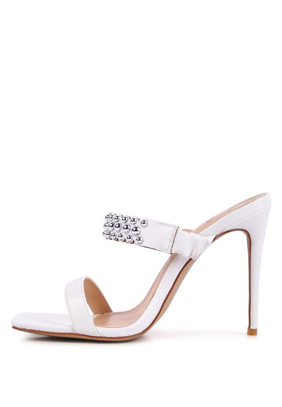 Bandy High Heel Metal Ball Heels  HOUSE OF SHE