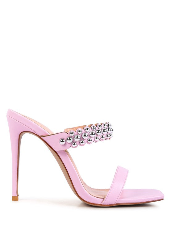 Bandy High Heel Metal Ball Heels  HOUSE OF SHE