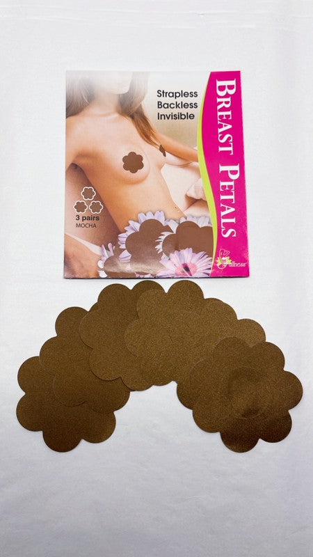 BS2006 Mocha nipple cover petals - HOUSE OF SHE