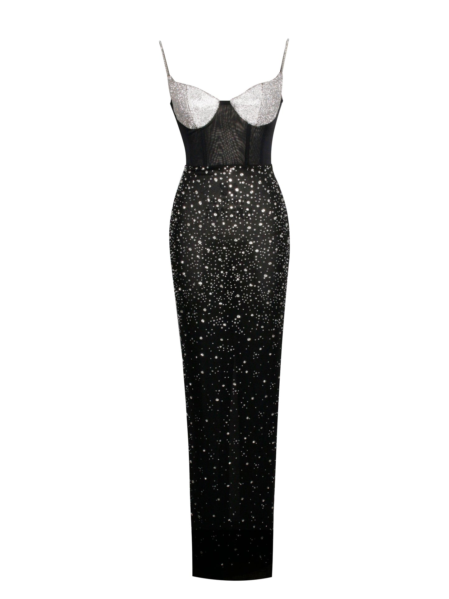 Jimena Rhinestone Maxi Dress - HOUSE OF SHE