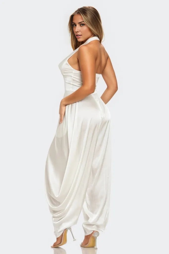 Ivory Serenity Jumpsuit - HOUSE OF SHE