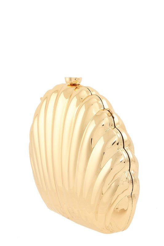 Seashell Gold Shaped Crossbody Bag - HOUSE OF SHE