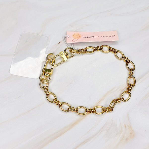 Noble Chic Chain Phone Wrist Lanyard - HOUSE OF SHE