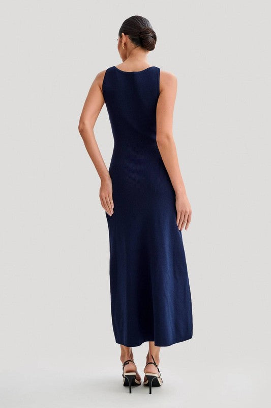 Kelis Long Maxi Knit Dress - HOUSE OF SHE