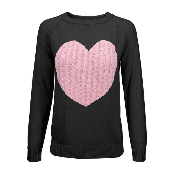 Love Heart Sweater  HOUSE OF SHE