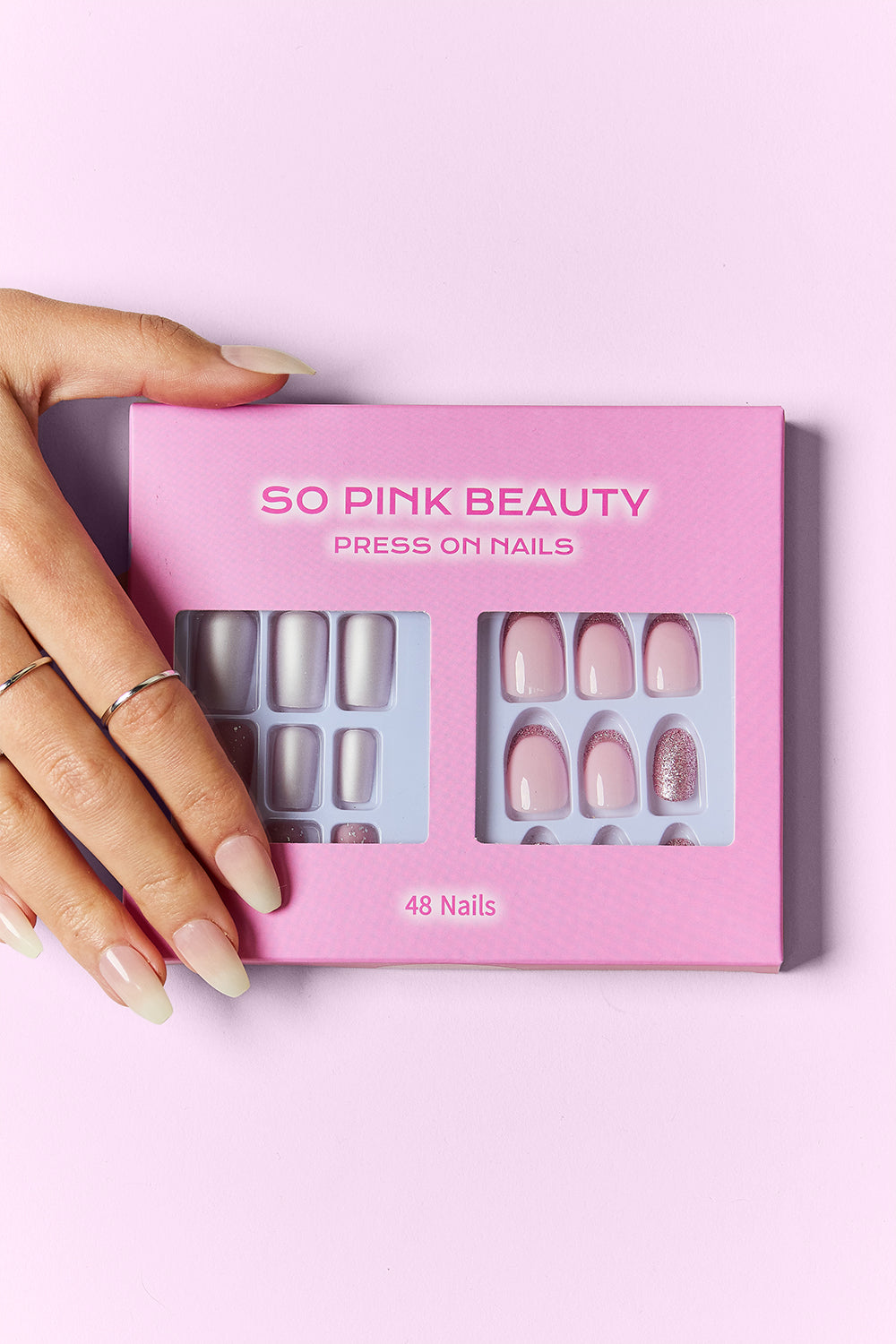 SO PINK BEAUTY Press On Nails 2 Packs - HOUSE OF SHE