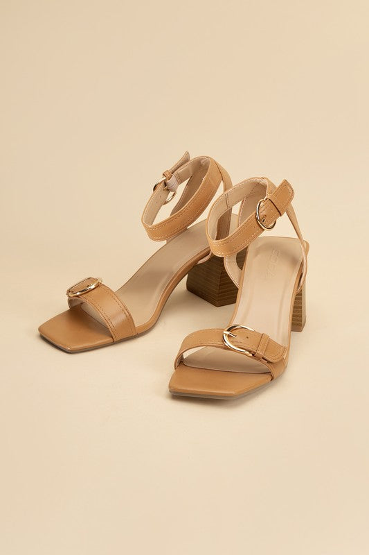 TREATY-S Buckle Sandal Heel HOUSE OF SHE