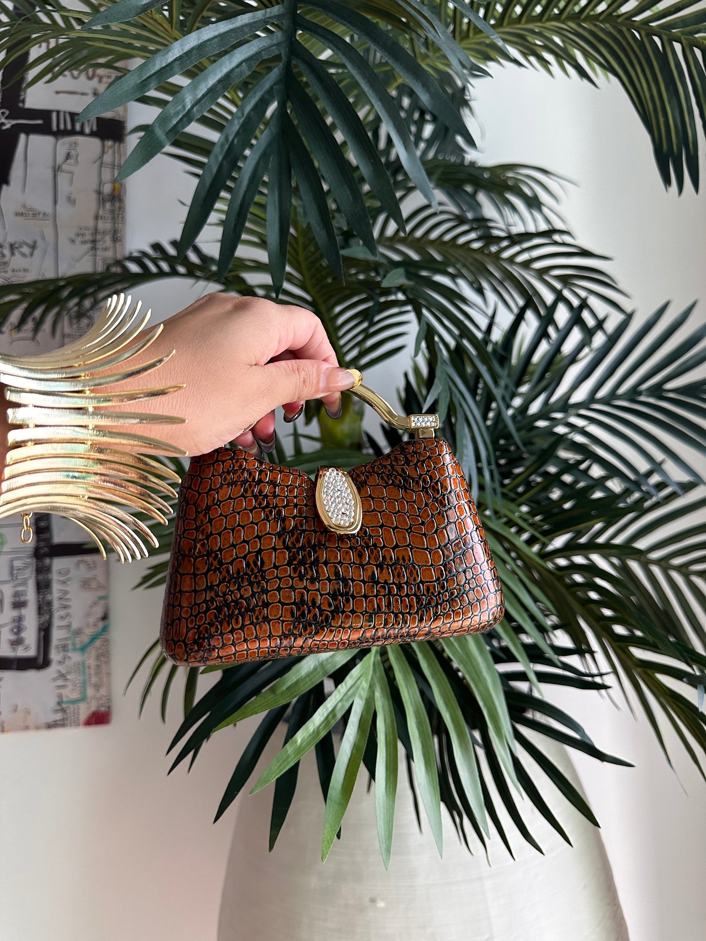 Kelis Croc Mini Bag HOUSE OF SHE