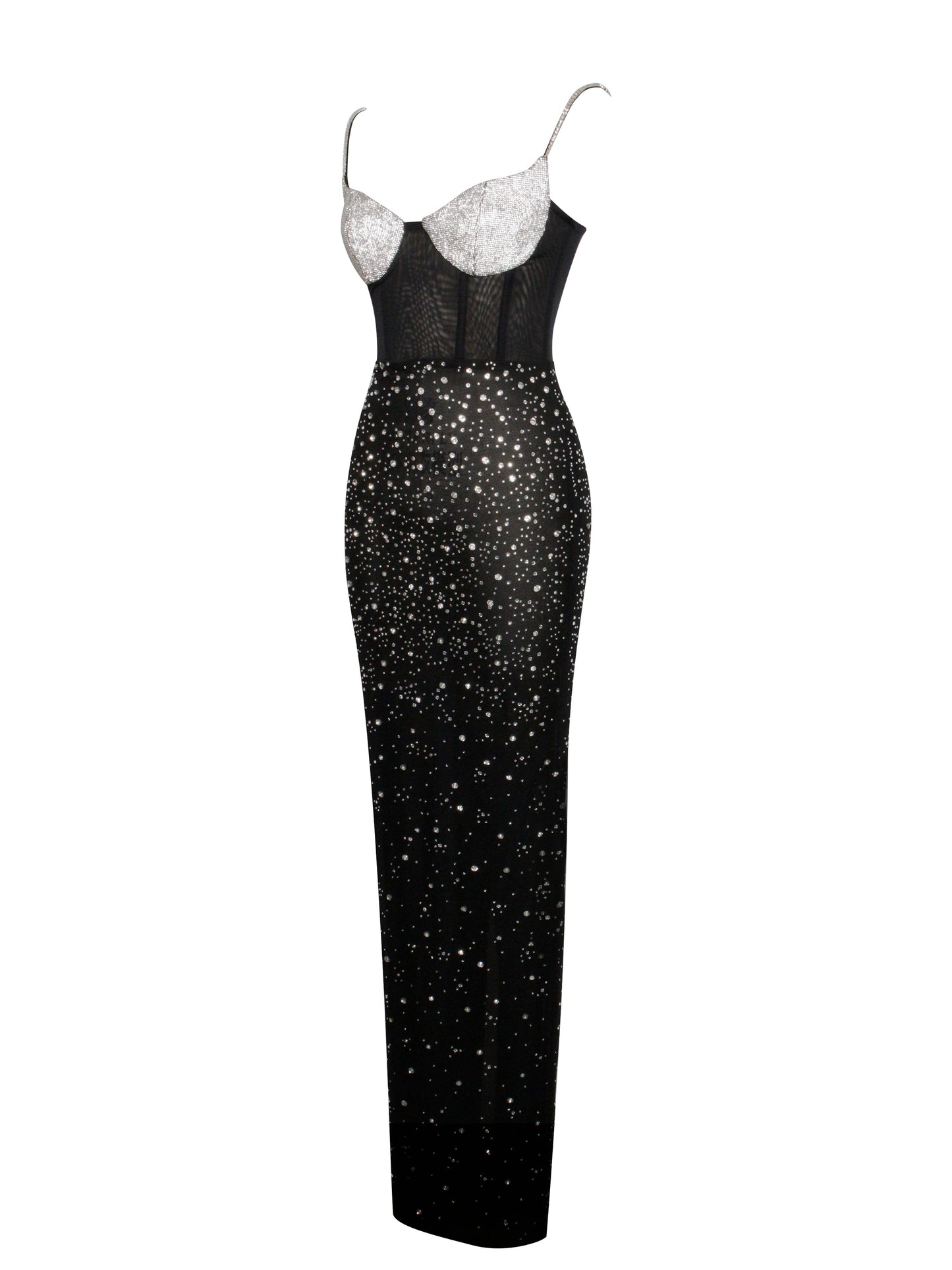 Jimena Rhinestone Maxi Dress - HOUSE OF SHE