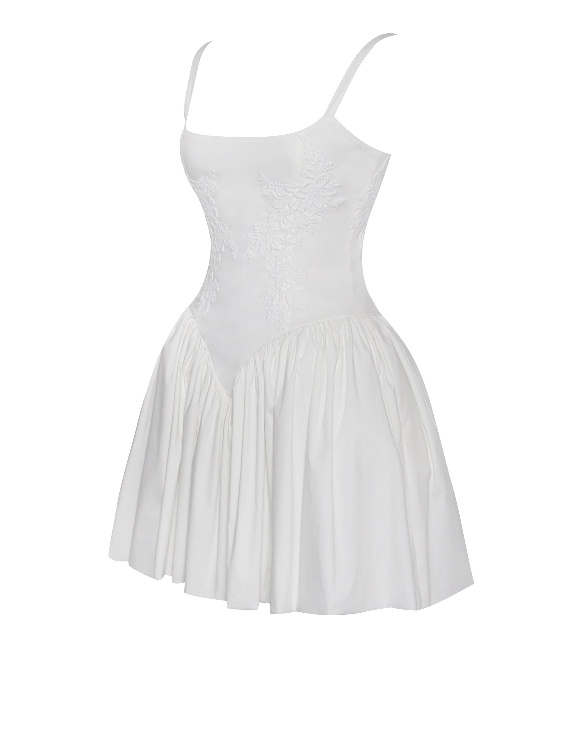 Kadi White Corset Mini Dress - HOUSE OF SHE