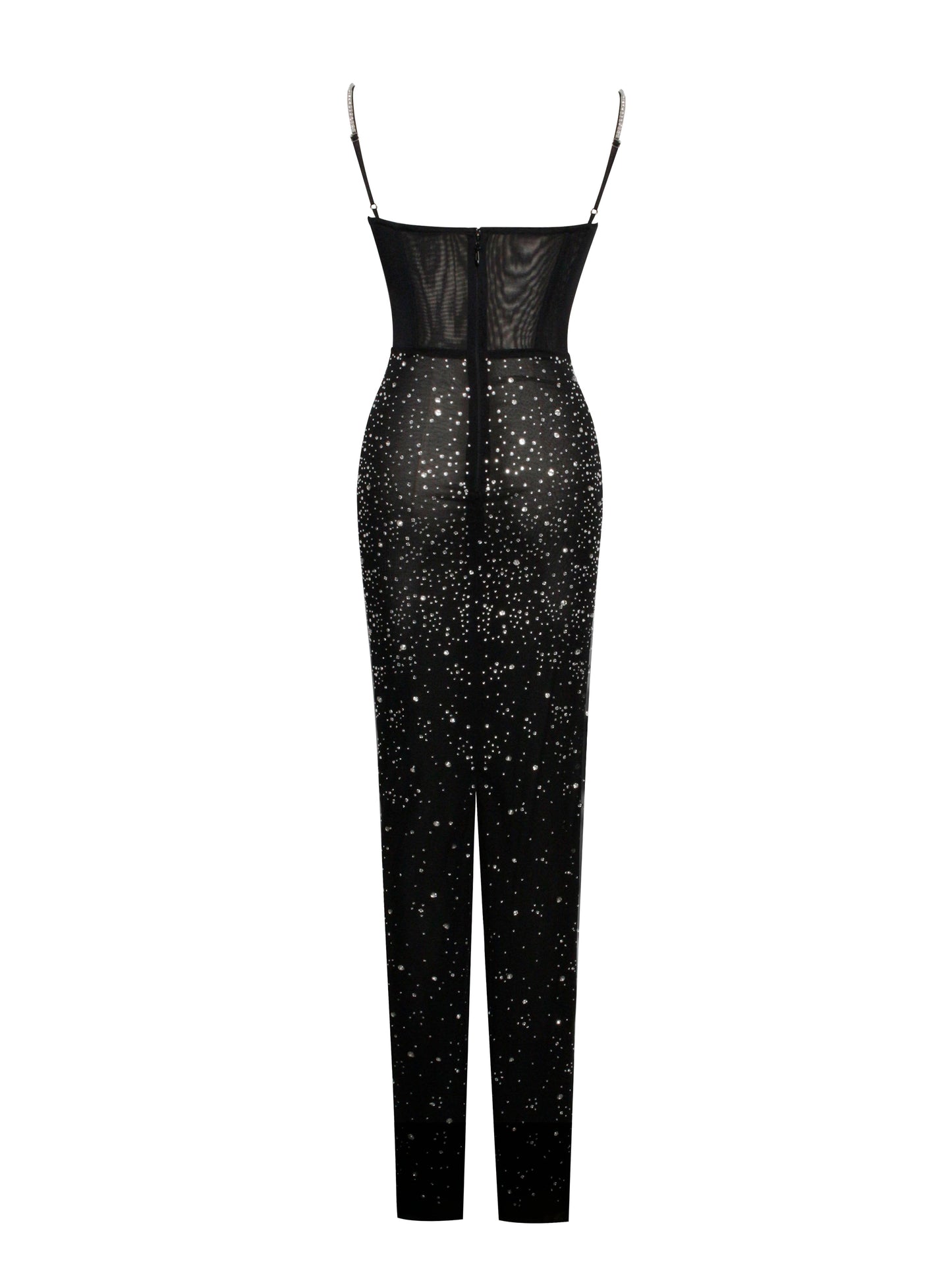 Jimena Rhinestone Maxi Dress - HOUSE OF SHE