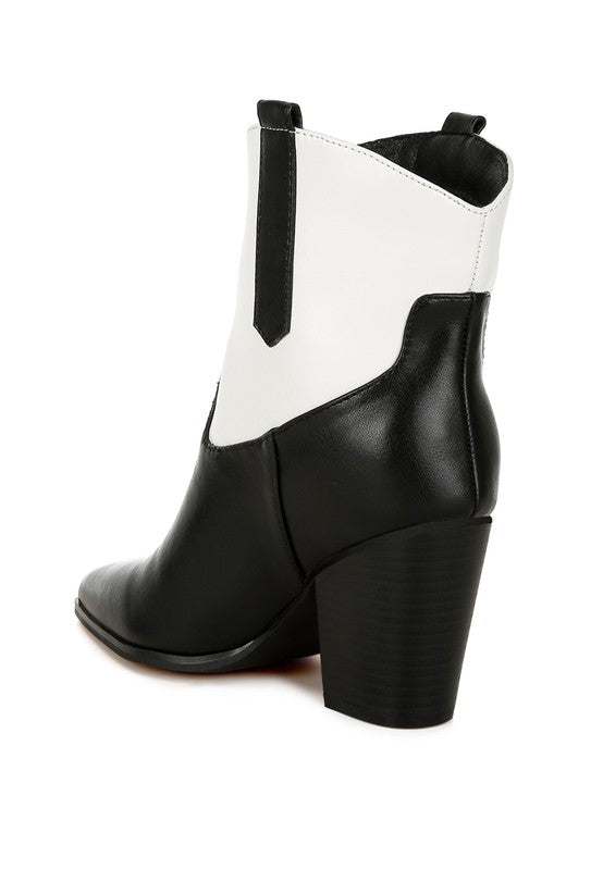 Gallops Two Tone Cowboy Boots - HOUSE OF SHE