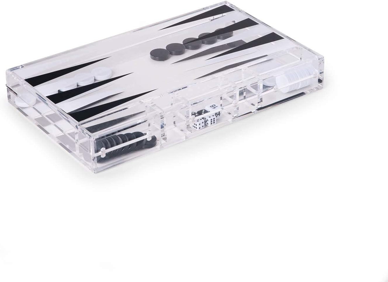 Hampton Acrylic Backgammon Set - HOUSE OF SHE