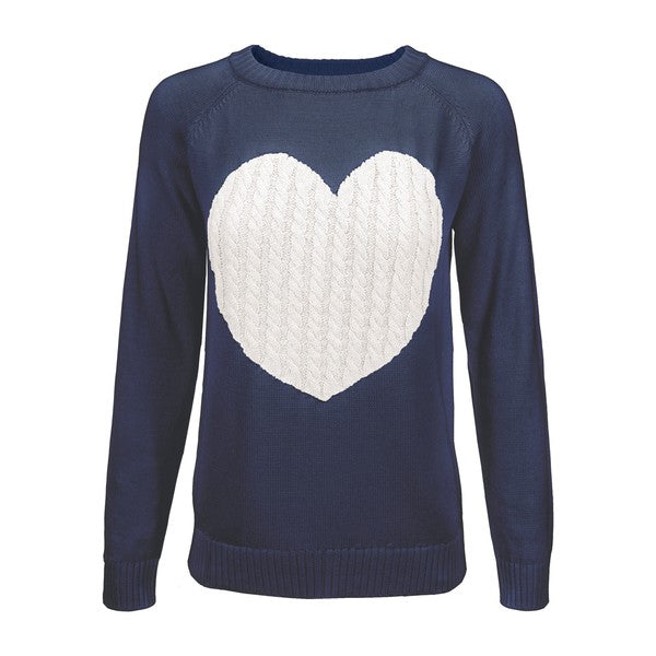 Love Heart Sweater HOUSE OF SHE