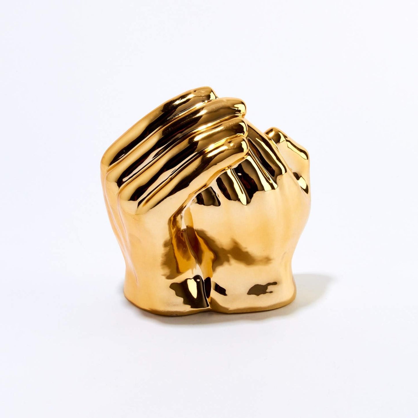 Interior Illusions Hands Out Criss Crossed Hook - Gold HOUSE OF SHE