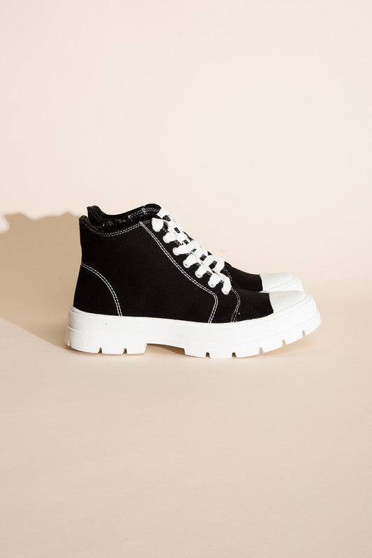 CRAYON-G Lace up Sneakers  HOUSE OF SHE