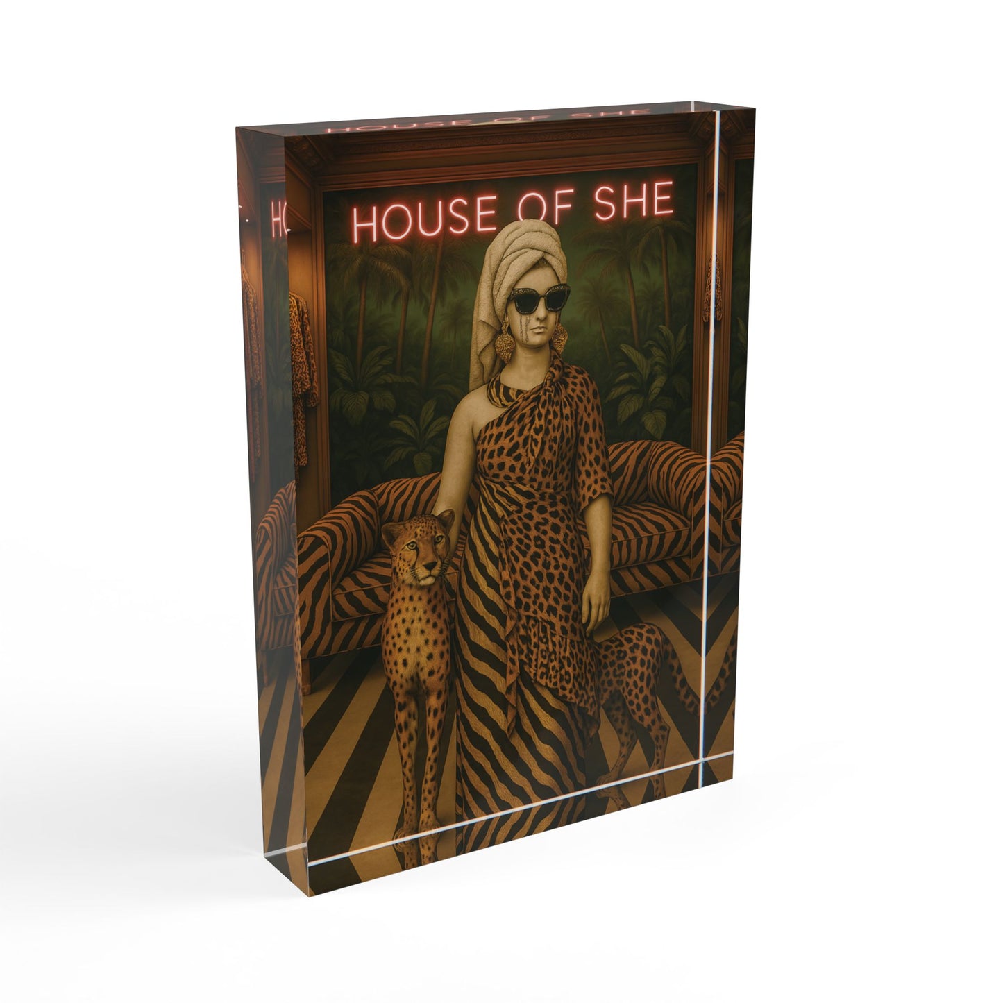 Modern Photo Block - 'House of She' Chic Decor