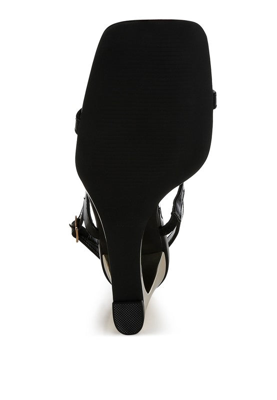 Ladra Fantasy Wedge Heel Sandals - HOUSE OF SHE