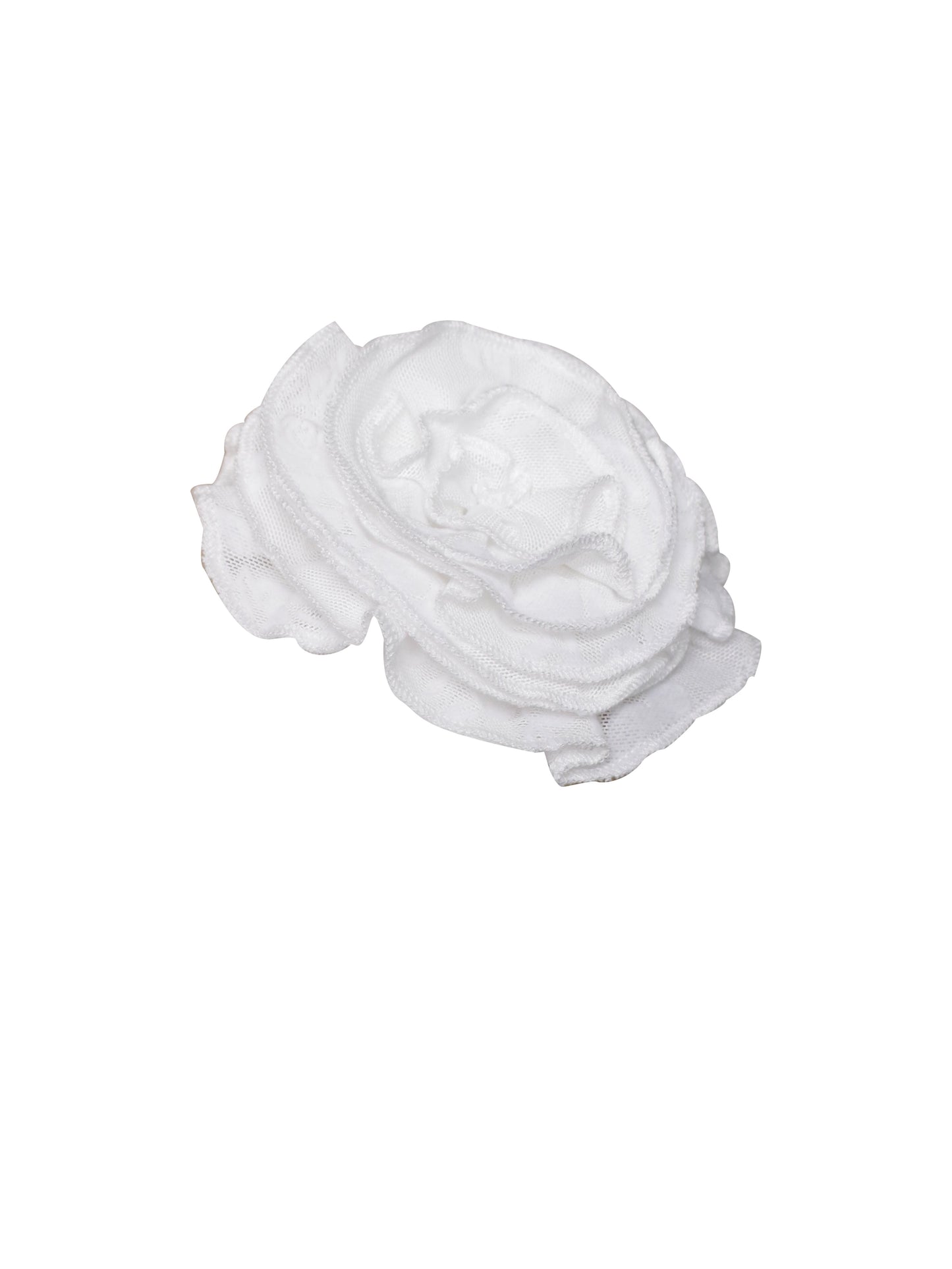 Alaina White Floral Ruffle Mesh Dress - HOUSE OF SHE