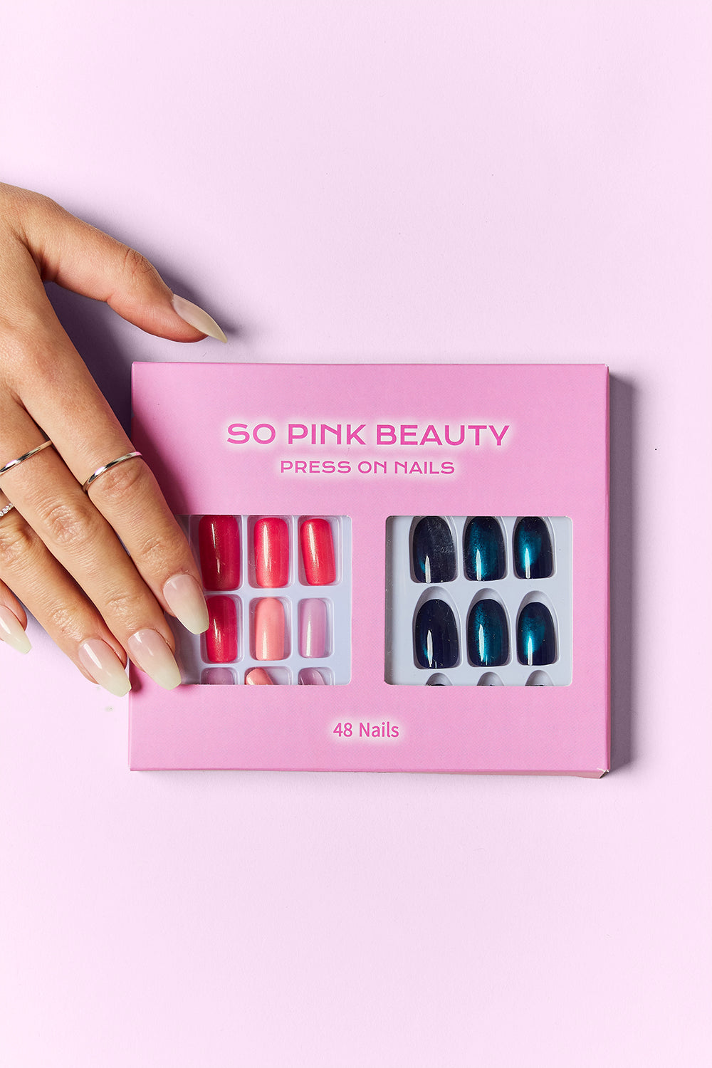 SO PINK BEAUTY Press On Nails 2 Packs - HOUSE OF SHE