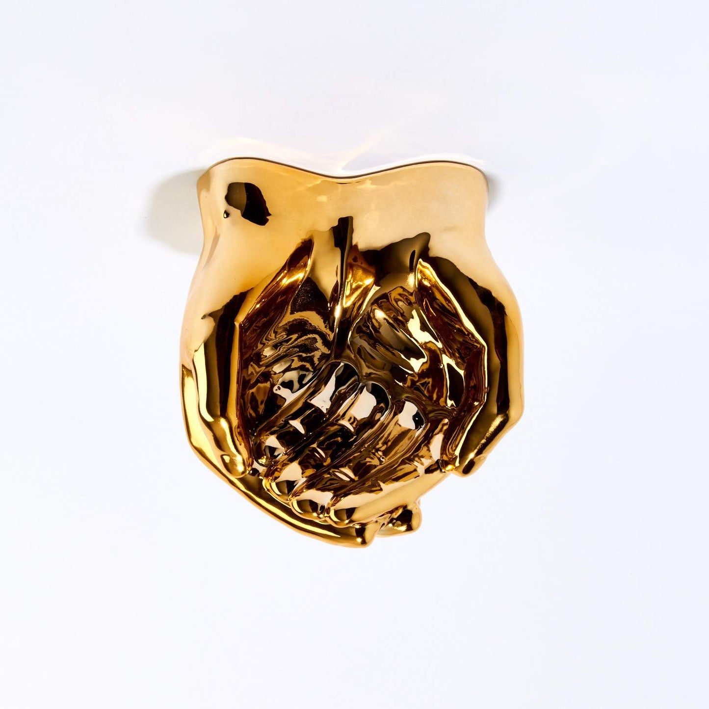 Interior Illusions Hands Out Criss Crossed Hook - Gold HOUSE OF SHE