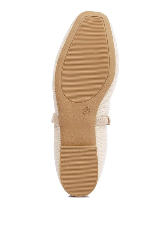 Sassie Pearl Embellished Ballerina Flats HOUSE OF SHE
