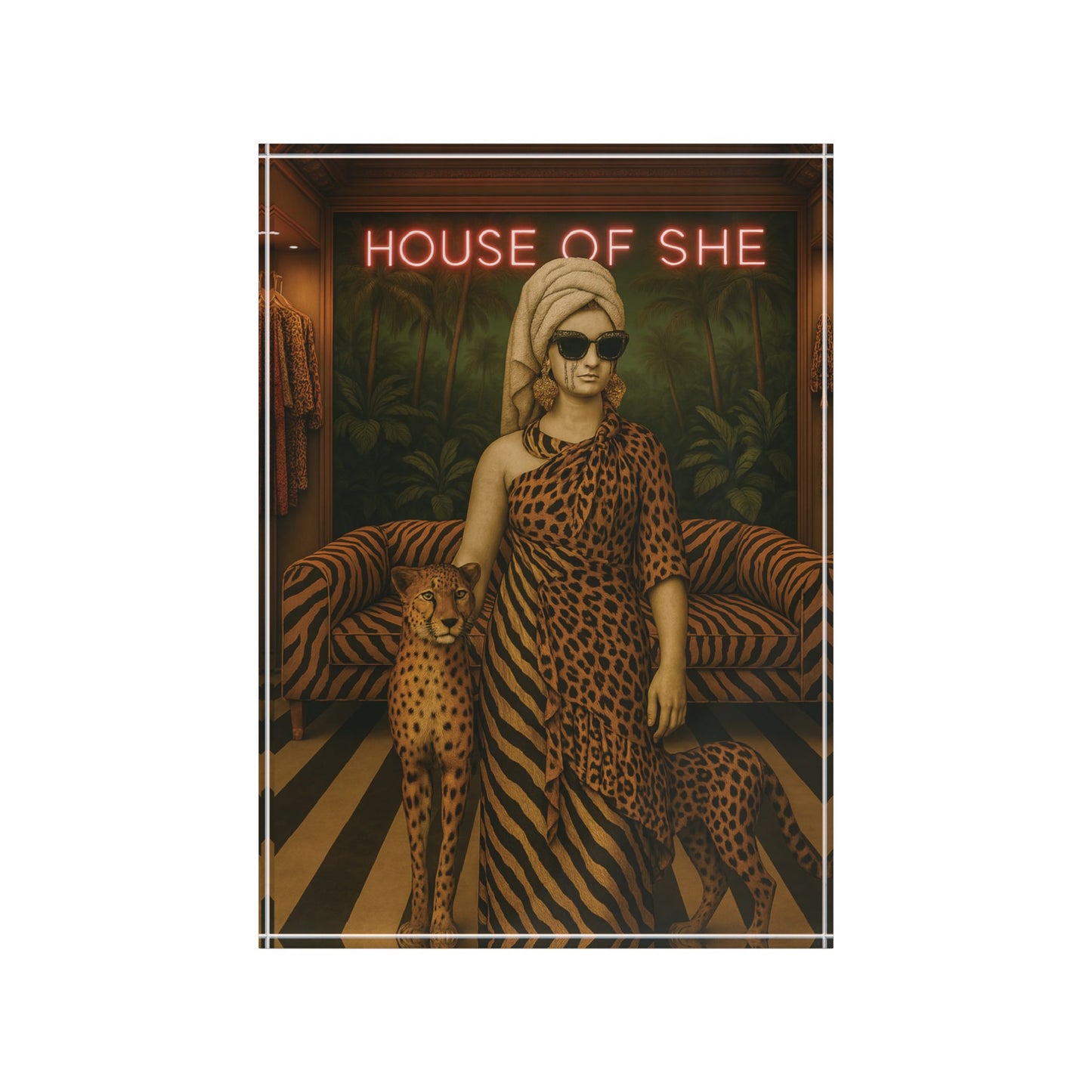 Modern Photo Block - 'House of She' Chic Decor