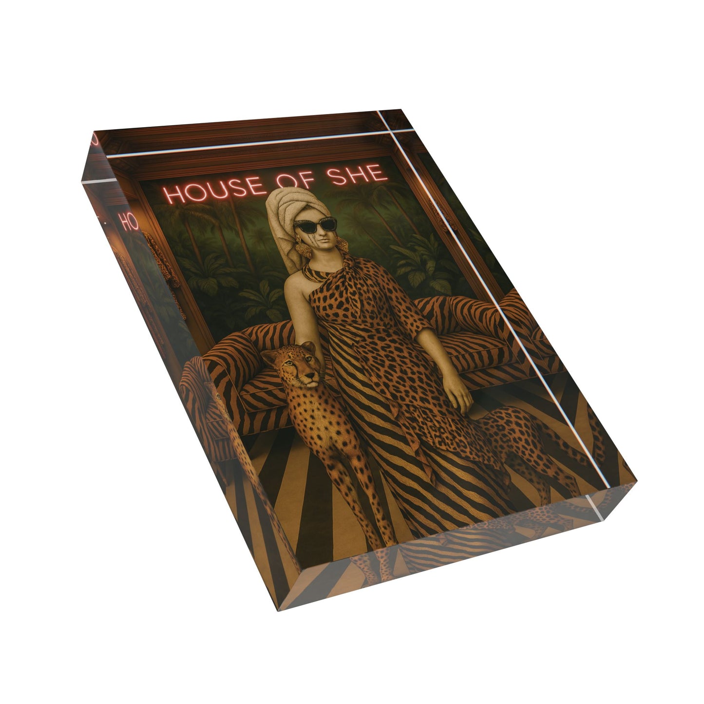 Modern Photo Block - 'House of She' Chic Decor