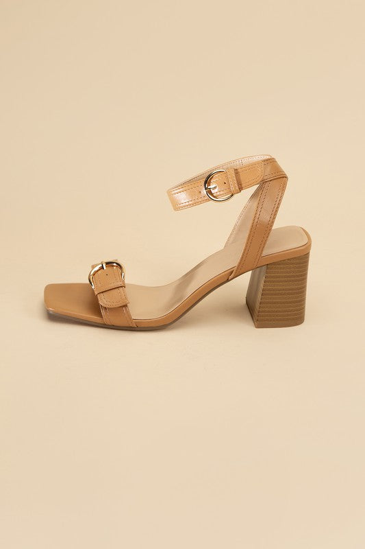 TREATY-S Buckle Sandal Heel HOUSE OF SHE
