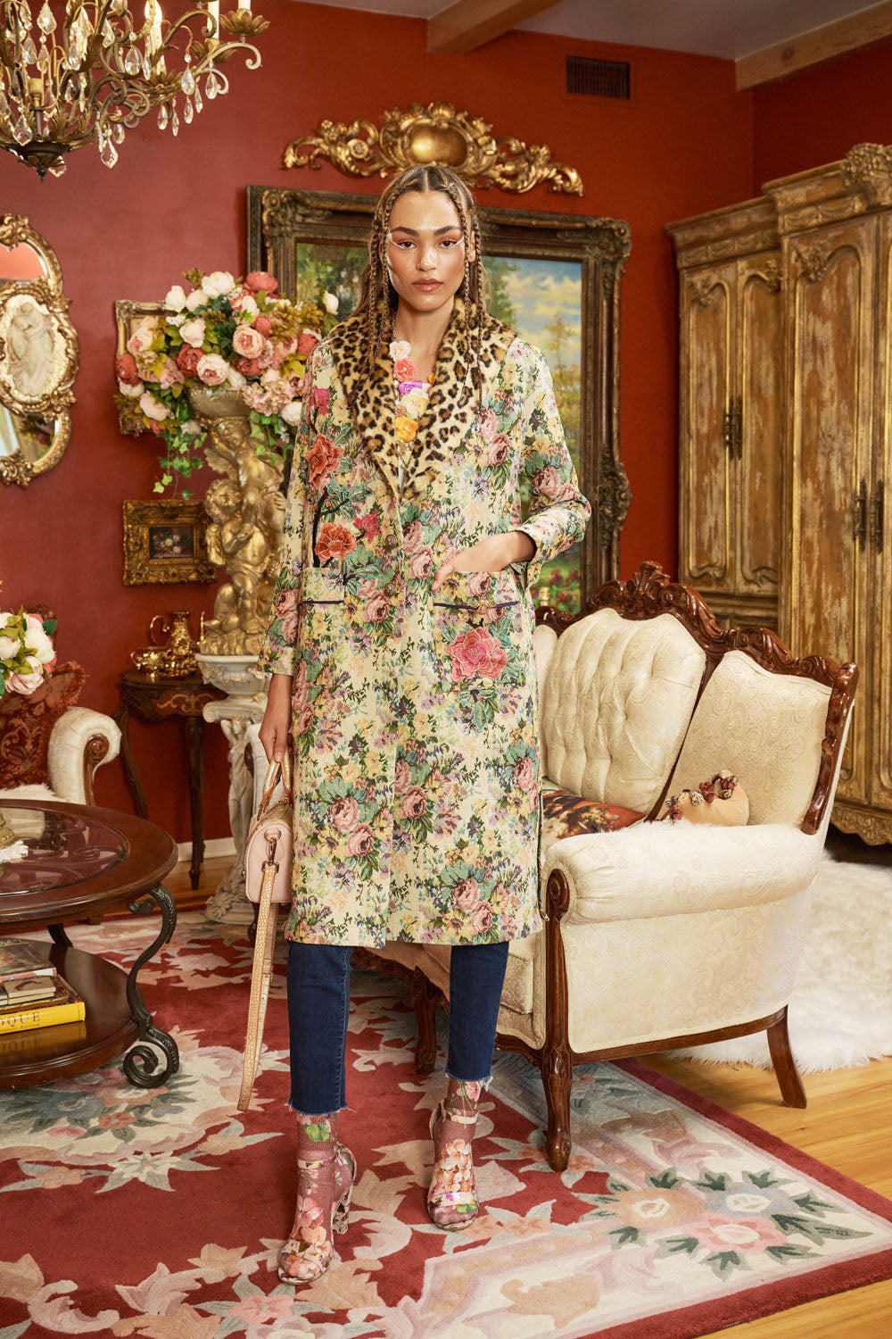 Remember The Time Jacquard Coat - HOUSE OF SHE
