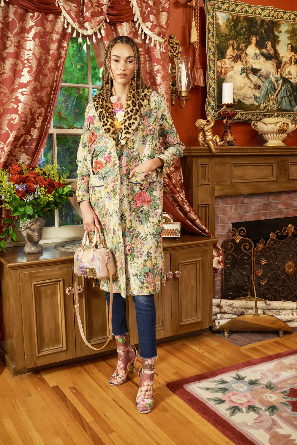 Remember The Time Jacquard Coat - HOUSE OF SHE