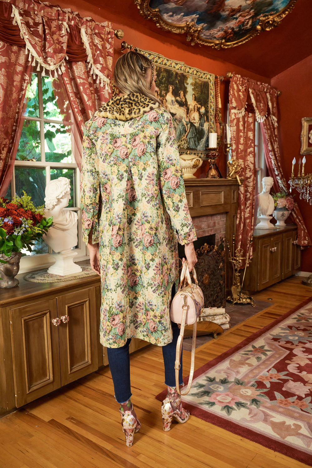 Remember The Time Jacquard Coat - HOUSE OF SHE
