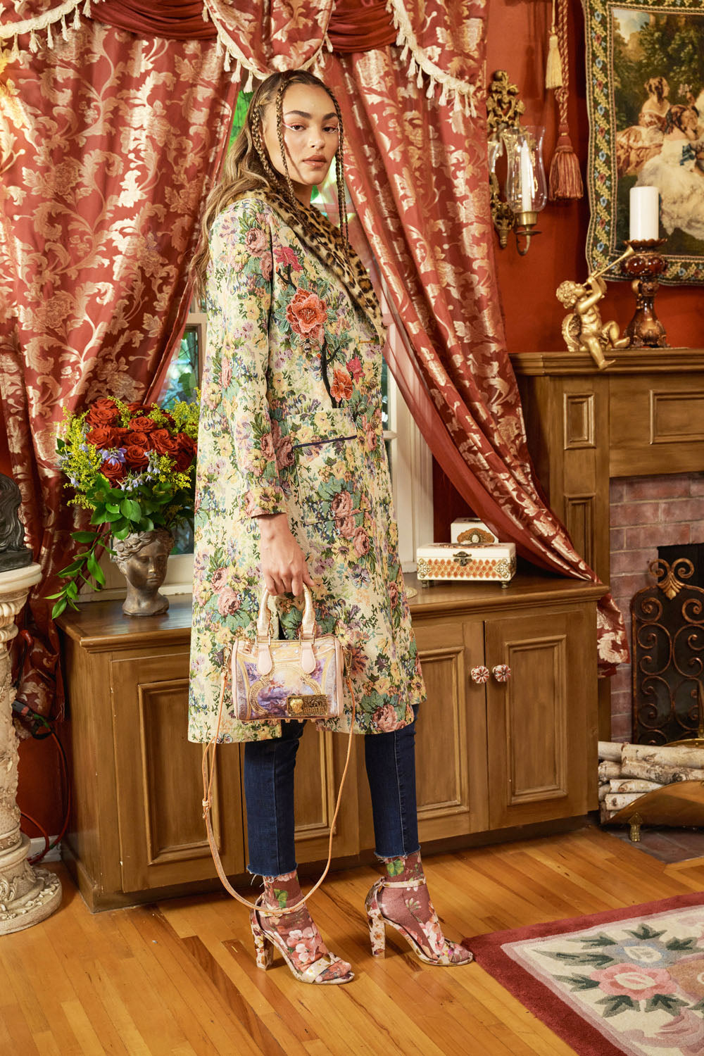 Remember The Time Jacquard Coat - HOUSE OF SHE