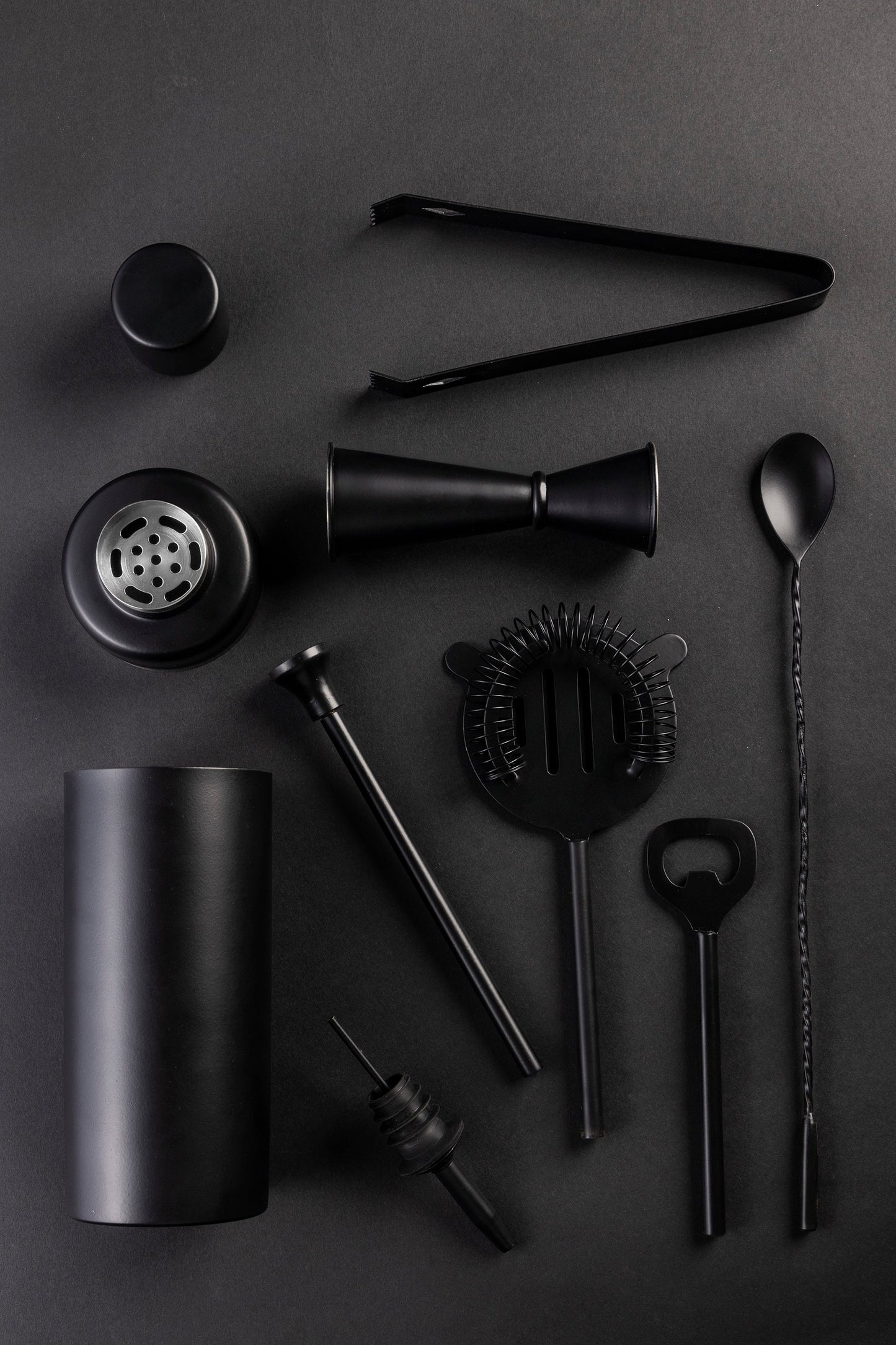 Belaire Bar Tools Set, Black HOUSE OF SHE