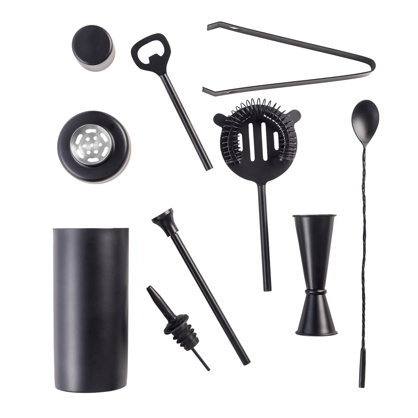 Belaire Bar Tools Set, Black HOUSE OF SHE