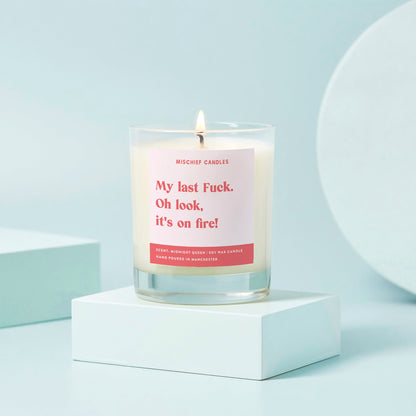 My Last Fuck Friendship Gift Candle