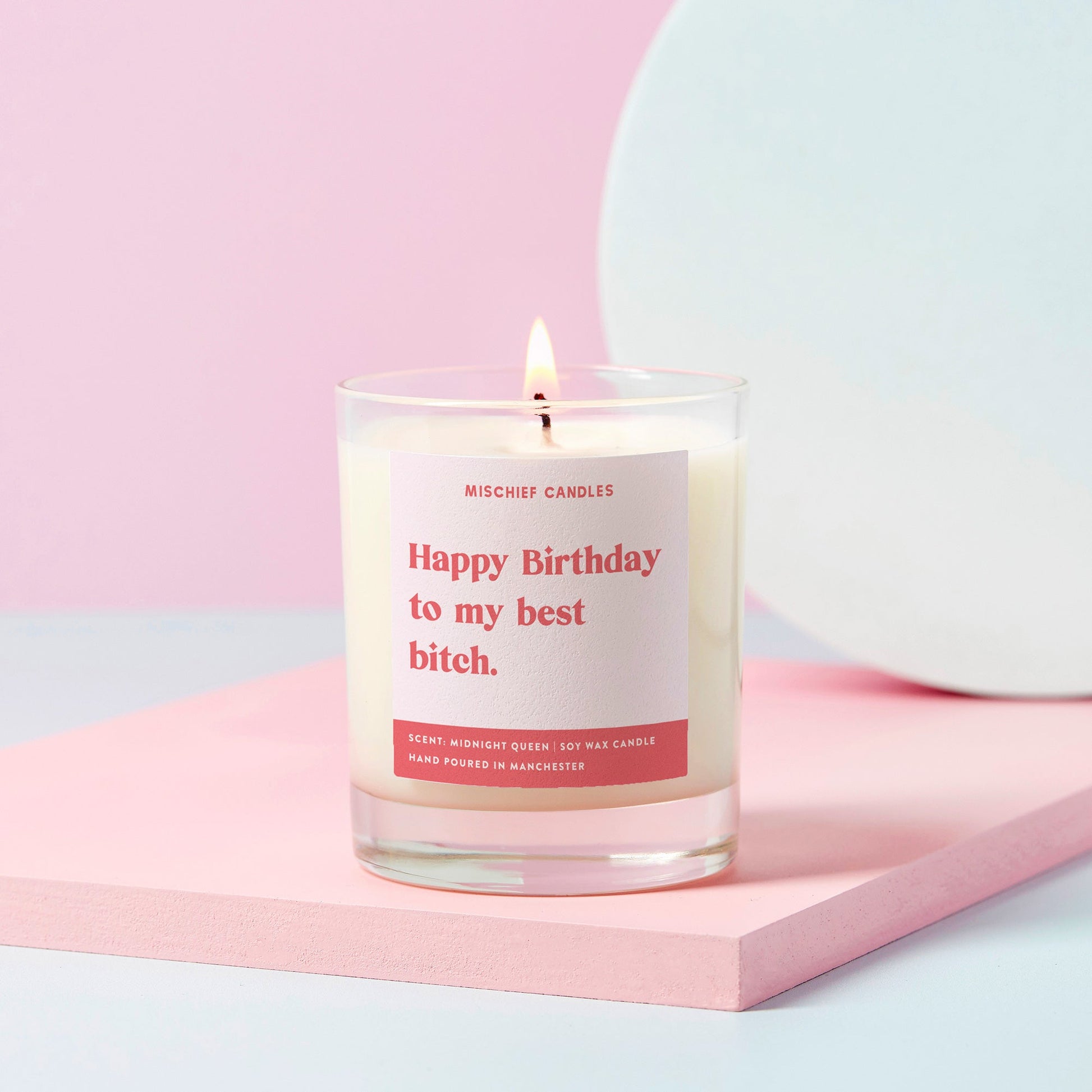 Happy Birthday You Fantastic Bitch Candle  HOUSE OF SHE