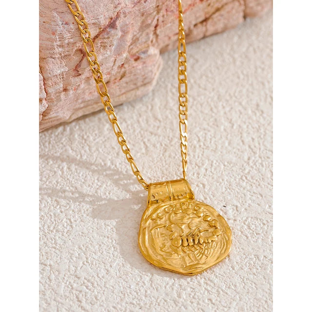 12 Constellation Pendant Stainless Steel Necklace - HOUSE OF SHE
