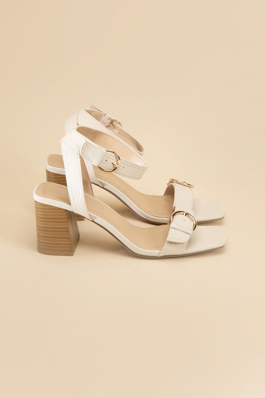 TREATY-S Buckle Sandal Heel HOUSE OF SHE