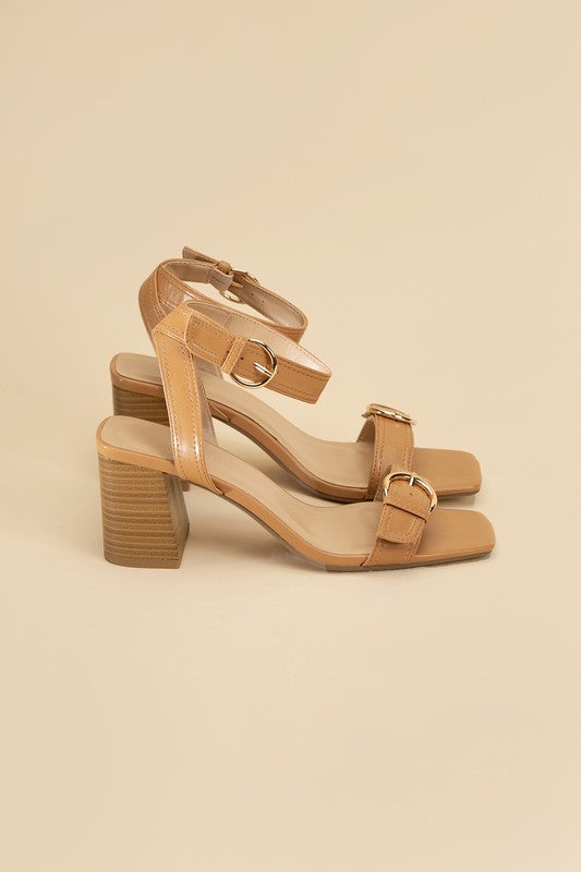 TREATY-S Buckle Sandal Heel HOUSE OF SHE